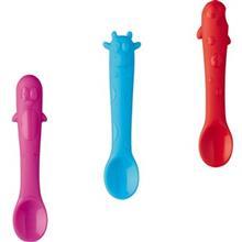 قاشق غذاخوری زیل مدل J228DISP Zeal J228DISP Silicone Baby Spoons