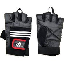 دستکش وزنه برداری چرمی آدیداس مدل ADGB-12124 Adidas Leather Lifting Gloves ADGB-12124