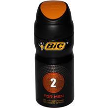 اسپری مردانه بیک مدل No.2 حجم 150 میلی لیتر Bic No.2 Spray For Men 150ml