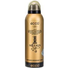 اسپری مردانه اکو مدل Paco Rabbane 1 Million حجم 200 میلی لیتر Ecco Paco Rabbane 1 Million Spray For Men 200ml