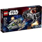 لگو سری Star Wars مدل Vaders TIE Advanced Vs A Wing Starfigh 75150