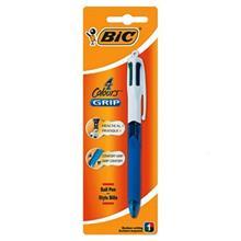 خودکار 4 رنگ بیک مدل گریپ - دارای بسته بندی Bic 4 Colours Ball Pen Grip - In a Package