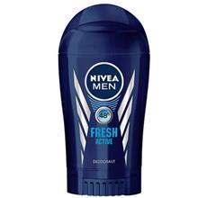 استیک ضد تعریق مردانه نیوآ مدل Fresh Active حجم 40 میلی لیتر Nivea Fresh Active Stick Deodorant For Men 40ml