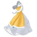 استیکر رومیت مدل Disney Princess Belle Holiday Add On