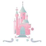 استیکر رومیت مدل Disney Princess Castle Personl