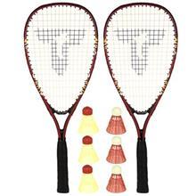 راکت بدمینتون سرعتی تالبوت تورو مدل Speed 5000 بسته 2 عددی Talbot Torro Speed 5000 Speed Badminton Racket Set Of 2