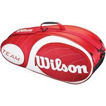 ساک تنیس ویلسون مدل Team 6PK RDWH Wilson Team 6PK Bag RDWH Tennis Backpack