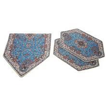 ست رومیزی ترمه هاشمی طرح مهرنگار - سه تکه Hashemi Gallery Mehr Negar Design Termeh Tablecloth Set Three Pieces