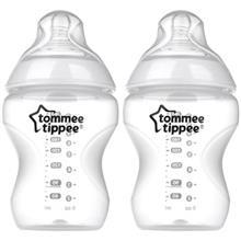 شیشه شیر تامی تیپی مدل TT422520 ظرفیت 260 میلی لیتر بسته دو عددی Tommee Tippee TT422520 Baby Bottle 260ml Pack of 2