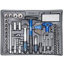 مجموعه ابزار مانسمان 28280 شماره 1 آچار بکس 89 پارچه Mannesmann Werkstattwagen 28280 Tray-I Sockets