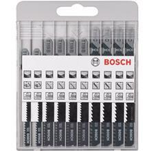 تیغ اره عمودبر چوب بوش مدل 2607010629 بسته 10 عددی Bosch 2607010629 Basic for Wood Jigsaw Blade 10 PCS