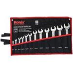 Ronix RH-2202 12Pcs Double Open Ended Wrench Set