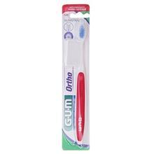 مسواک ارتودنسی جی یو ام با برس نرم G.U.M Ortho Tooth Brush