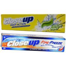 خمیر دندان کلوز آپ مدل Lemon Mint and Fire Freeze تیوب 50 گرم Close up Lemon Mint and Fire Freeze Toothpaste 50g