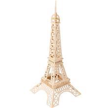 پازل چوبی سه بعدی ژیکوباو مدل برج ایفل Zhikubao Eiffel Tower 3D Wooden Puzzle