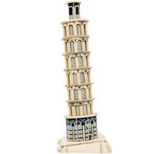 پازل چوبی سه بعدی ژیکوباو مدل برج پیزا Zhikubao The Tower Of Pisa 3D Wooden Puzzle