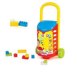 بلوک‌های ساختنی 68 تکه دولو  مدل Trolley With Blocks کد 5051 Dolu Trolley With Blocks 68Pcs 5051 Toys Building