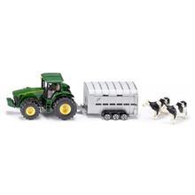 ماشین بازی سیکو مدل john Deere With Livestock Trailer Siku john Deere With Livestock Trailer Toys Car