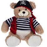 Bear Pirate Plush Doll Size Medium
