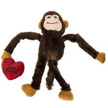 عروسک پولیشی مدل میمون قهوه ای سایز کوچک Brown Monkey Toys Doll Size Small