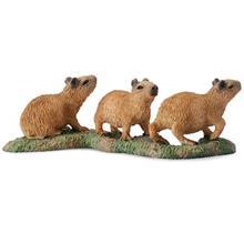 عروسک بچه کاپی بارا کالکتا کد 88541 سایز 1 Collecta Capybara Babies 88541 Size 1 Toys Doll