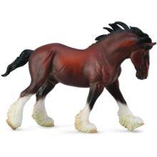 عروسک اسب  کلیدسدیل کهر کالکتا کد 88621 سایز 2 Collecta Horse Clydesdale Stallion Bay 88621 Size 2 Toys Doll