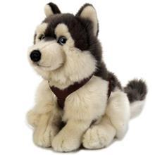 عروسک سگ هاسکی نشسته للی کد 742172 سایز 4 Lelly Sitting Husky Dog 742172 Size 4 Toys Doll