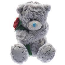 عروسک پولیشی می تو یو مدل خرس گل به دست سایز کوچک Me To You Bear Flower In Hand Size Small Toys Doll