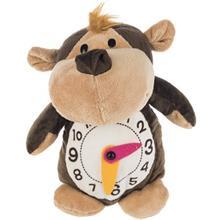 عروسک پولیشی مدل میمون ساعت دار سایز متوسط Monkey Clock Toys Doll Size Medium