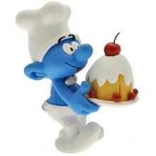 عروسک اسمورف آشپز پلستوی کد 00166 سایز 1 Plastoy Cook Smurfs 00166 Size 1 Toys Doll