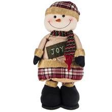 عروسک پولیشی مدل آدم برفی سایز بزرگ Snowman Toys Doll Size Large