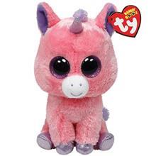 عروسک اسب شاخدار صورتی پولیشی تی وای سایز 4 TY Pink Unicorn Size 4 Toys Doll
