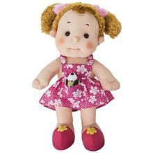 عروسک پولیشی تای توی مدل فرفری با لباس صورتی سایز بزرگ Thai Toy Curly Hair With Pink Dress Doll Size Large