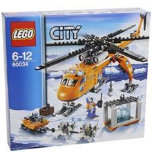 لگو سری City مدل هلی‌کوپتر قظب شمال کد 60034 Lego City Arctic Helicrane 60034 Toys