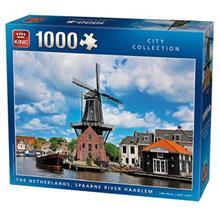 پازل 1000 تکه کینگ اینترنشنال مدل Spaarner river Haarlem King International B V Spaarner river Haarlem Toys Puzzle