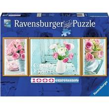 پازل 1000 تکه راونزبرگر تابلوی گل کد 194872 Ravensburger Country Flowers 194872 1000Pcs Puzzle