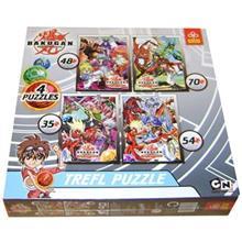 پازل 207 تکه تریفل مدل Mix BAKUGAN 4IN1