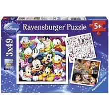 پازل راونزبرگر مجموعه 3 تایی انیمیشن های دیزنی کد 092741 Ravensburger Classic Disney 092741 Puzzle