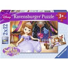 پازل راونزبرگر مجموعه 2 تایی پرنسس سوفیا 075706 Ravensburger Princess Sofia 075706 Puzzle