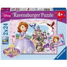 پازل راونزبرگر مجموعه 2 تایی ماجراهای رویایی سوفیا کد 090860 Ravensburger Sofia Royal Adventures 090860 Puzzle