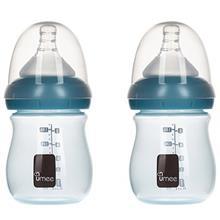 شیشه شیر یومیی مدل N100002-B ظرفیت 160 میلی لیتر بسته 2 عددی Umee N100002-B Baby Bottle 160 ml Pack Of 2