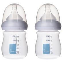 شیشه شیر یومیی مدل N100002-T ظرفیت 160 میلی لیتر بسته 2 عددی Umee N100002-T Baby Bottle 160 ml Pack Of 2