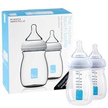 شیشه شیر یومیی مدل N100005-T ظرفیت 260 میلی لیتر بسته 2 عددی Umee N100005-T Baby Bottle 260 ml Pack Of 2