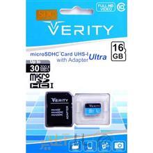 Verity MicroSD Card 16GB U1    کارت حافظه میکرو اس دی ویرایتی 16گیگابایتی یو 1