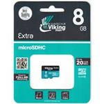 Viking MicroSD Card 8GB U1  کارت حافظه میکرو اس دی  وایکینگ 8گیگابایتی یو 1 بدون خشاب
