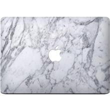 برچسب تزئینی ونسونی مدل White Marble مناسب برای مک بوک پرو 15 اینچی Wensoni White Marble Sticker For 15 Inch MacBook Pro