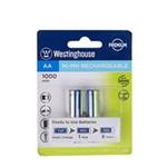 Westinghouse Ni-MH Rechargeable AA 1000 mAh Battery Pack of 2