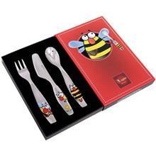 ست قاشق و چنگال و چاقو چینی زرین ایران سری کیدز اورینت مدل Bumblebee Zarin Iran Inds Kids Orient Bumblebee Spoon and Fork and Knife Set