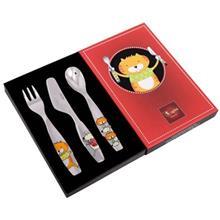 ست قاشق و چنگال و چاقو چینی زرین ایران سری کیدز اورینت مدل Friends Zarin Iran Inds Kids Orient Friends Spoon and Fork and Knife Set