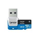 Lexar MICROSDHC Card Class10 633X WITH READER 64GB